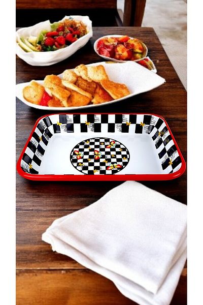 İnci Emaye Plate - 1 Piece