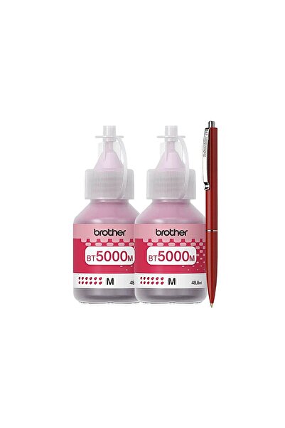 Brother Set Flacon Cerneala Original 2x Bt5000m Magenta 10000 Pagini Si Pix S...