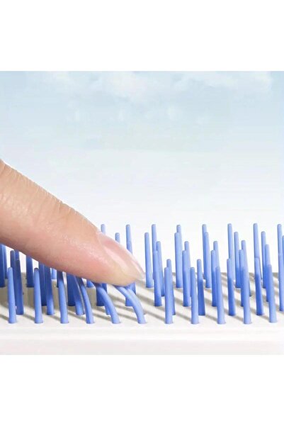 sanal trend 1 Adet Kolay Temizlenen Saç Fırçası Anti-Statik Kendi Kendini Temizleyen Tarak Saç Derisi Temizleme