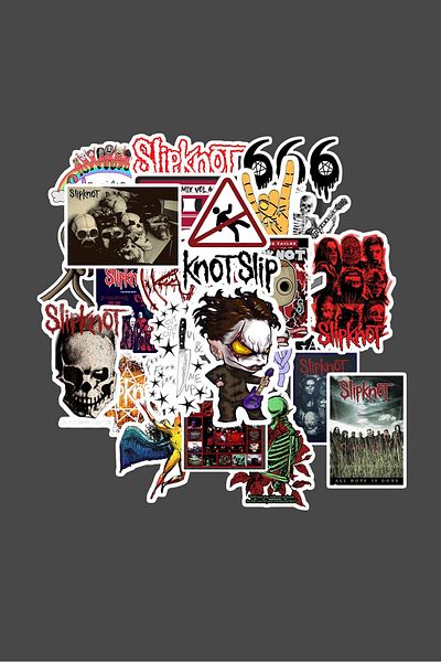 dadi ramba Slipknot Sticker Pack -Bullet Journal- Agenda -Laptop Sticker Decal