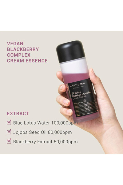 Mary & May Esentă cremă vegană cu complex de mure, Mary & May, 140ml