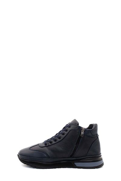 FAST STEP Men's Sports Boots - Genuine Leather and Fur Detail 722Kma306