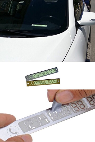 FırsatVar Oto Araba Ön Cama Yapışan Cep Telefonu Park Numaratörü Araç Içi Aks...