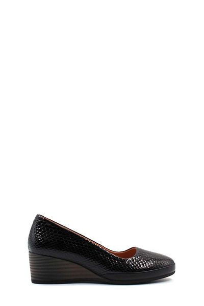FAST STEP Genuine Leather Women's Wedge Heeled Shoes - 411Za291
