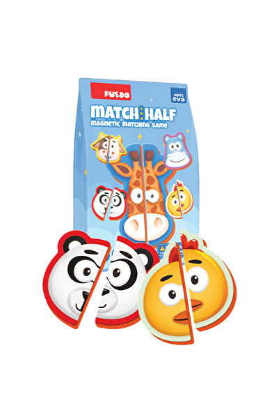 PUEDO Manyetik Eşleştirme Oyunu - Match The Half