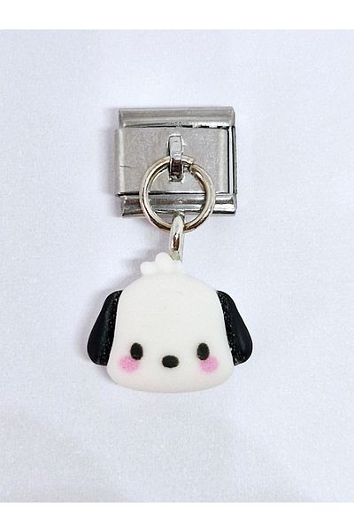 RoseCo00 Steel Italian Charm Bracelet Charm