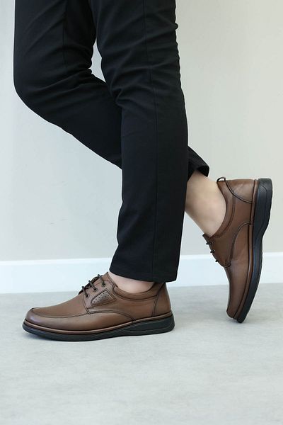 FAST STEP Ανδρικά παπούτσια casual από γνήσιο δέρμα ορθοπεδικά 662ma208