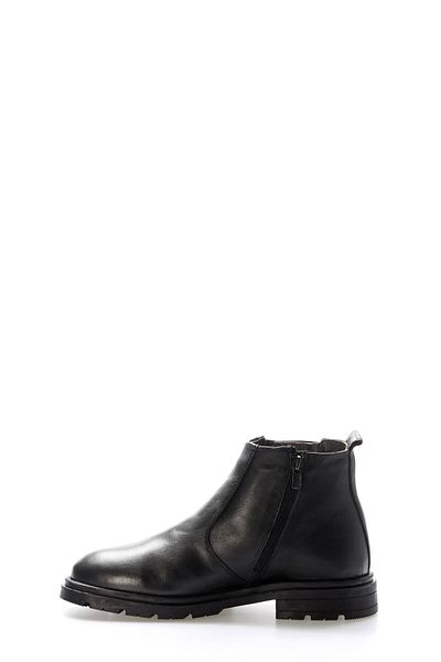 FAST STEP Men's Sports Boots - Genuine Leather and Fur Detail 951Kma99