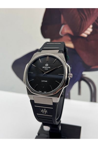 Hislon Ultra Slim Men's Wristwatch 3 Atm Waterproof with 3 Years Warranty