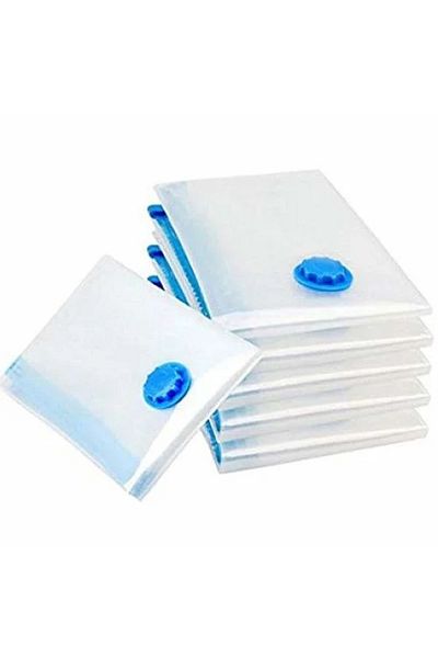 OEM Saci pentru vidat haine, 80x110 cm, transparenti, Usor de folosit, 12 buc/set