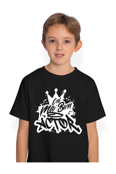 StoryGift Romania Tricou Copii Baieti Pentru Cel Mai Bun Actor, Apreciere, Ca...