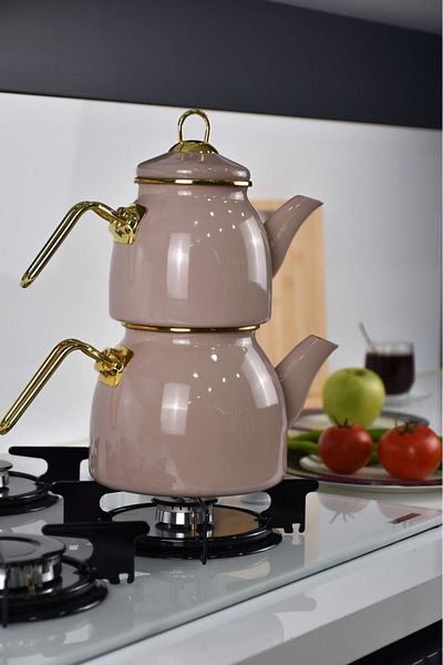 Sezka Life Powder Enamel Teapot Set