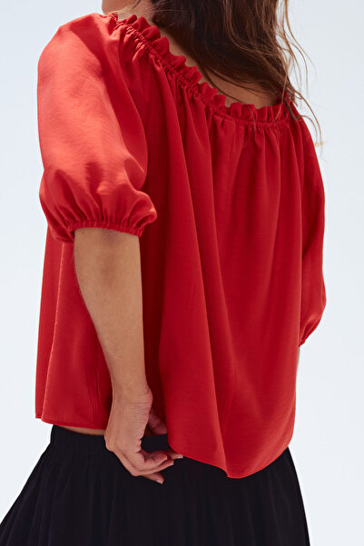 H&M Fırfırlı Bluz