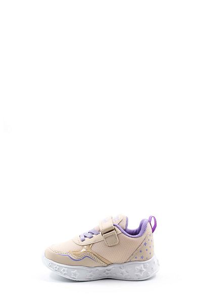 FAST STEP Girl's Elastic and Velcro Patterned Lighted Sneakers Sports Children's and Baby Shoes 141xca058