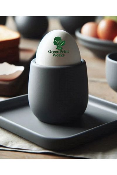 Home Breakfast Egg Bowl with Presentation Tray