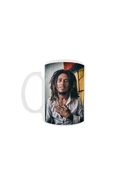 OEM Cană albă personalizată cu Bob Marley, INOVATIX®. 330ml
