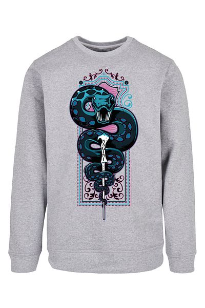 F4NT4STIC Herren Harry Potter Neon Nagini -opt B Nape With Basic Crewneck