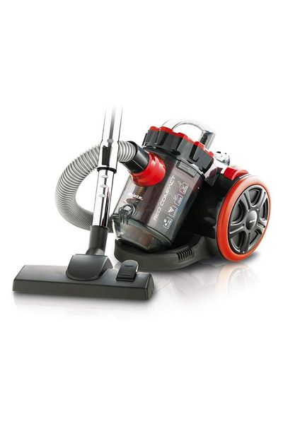ARIETE Bagless Vacuum Cleaner – High Efficiency, Low Noise, 1200-1600W, Convenient Carrying Handle