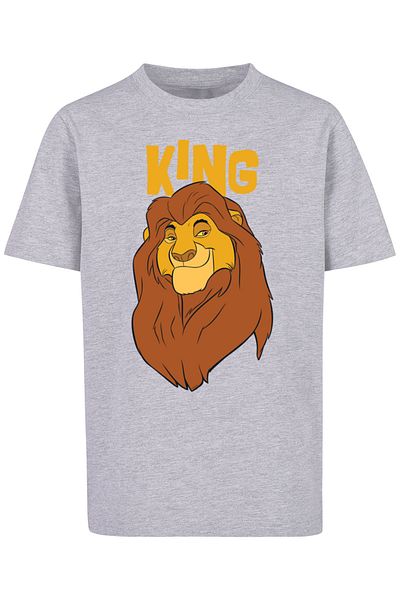 F4NT4STIC Herren Disney The Lion King Mufasa King-wht With T-shirt Round Neck