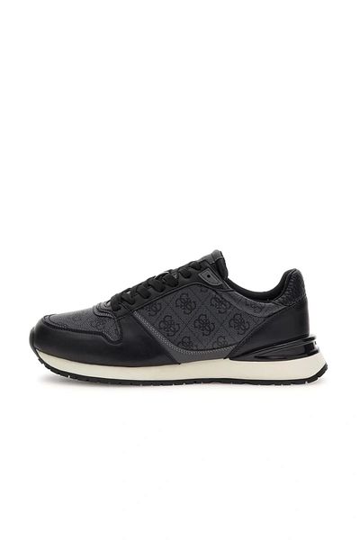 Guess Island Men's Black Sneaker Fmjıslell12-Black