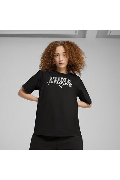 Puma T-Shirts, entspannt, kurze Ärmel, Rundhalsausschnitt, normal, bedruckt,