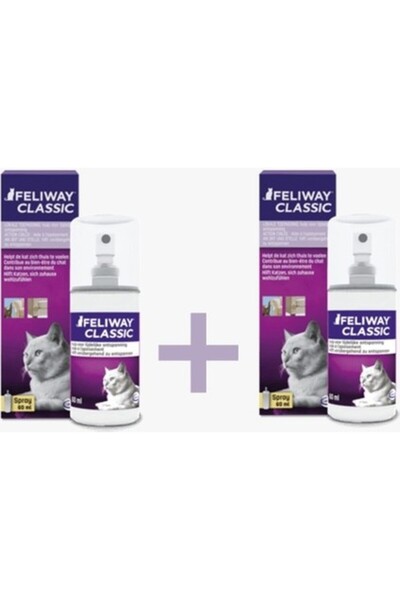 Orqinel Feliway Sprey 60 ml 2'li Set