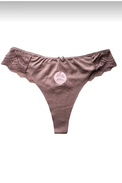 Vanilya Secret Brown Comfortable Cut Non-Marking Thong Panties