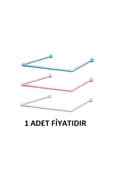 Leva House BANYO PERDESİ BORUSU KÖŞELİ ( 1 ADET FİYATIDIR )