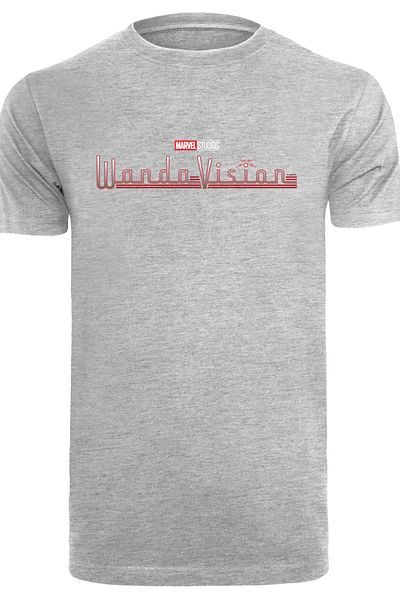 F4NT4STIC Herren Marvel Wandavision Logo mit Rundhalsausschnitt