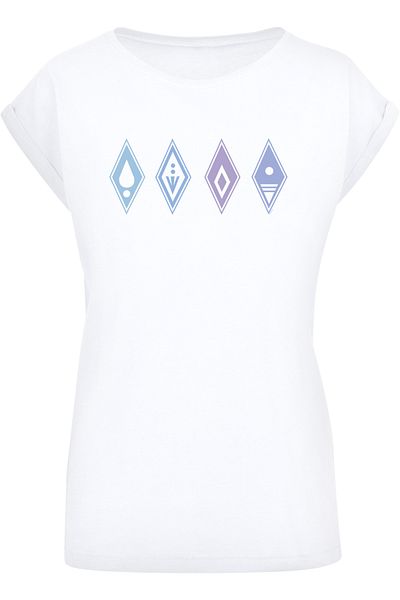 F4NT4STIC Kinder Disney Frozen 2 Elements Symbols with Kids Basic Tee