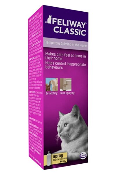 Orqinel Feliway FELIWAY Classic Kediler için Sakinleştirici Sprey 60 ml