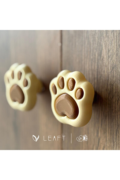 Leaft Design خزانة الأطفال ومقابض الأدراج مع أشكال مخالب - مجموعة من مقابض لط...