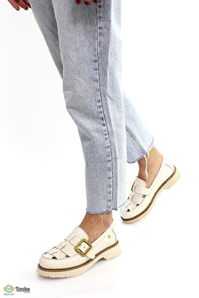 Mammamia Kadın Hakiki Deri Ortopedik Yazlık Ayakkabı M26YA3835