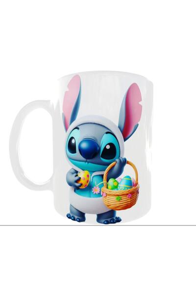 OEM Cană albă personalizată Stitch Bunny, INOVATIX®. 330ml