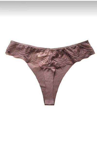 Vanilya Secret Brown Comfortable Cut Non-Marking Thong Panties