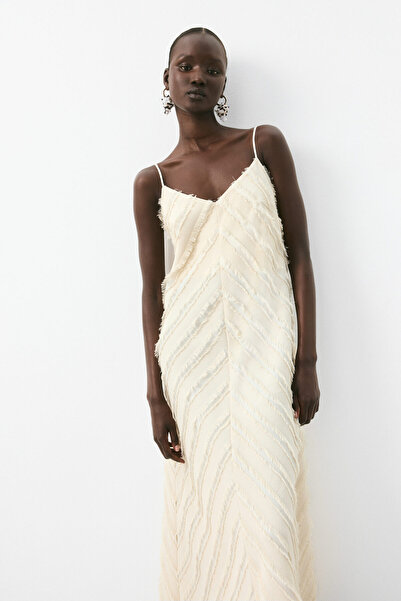 H&M Püsküllü ve Askılı Elbise