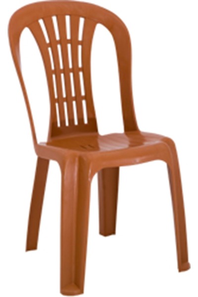 sağlam plastik FULYA KOLSUZ SANDALYE 507 - KAHVERENGİ ( 1 ADET FİYATIDIR )