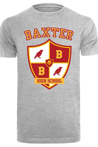 F4NT4STIC Herren Sabrina Men's Baxter Crest With T-shirt Round Neck