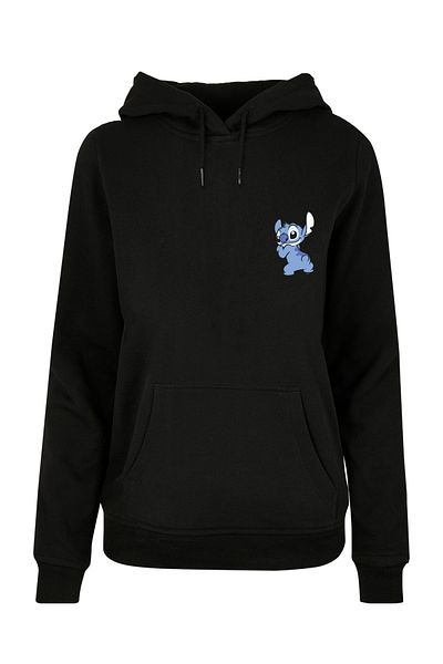 F4NT4STIC Herren Disney Lilo And Stitch Stitch Backside Breast Print With Basic Crewneck