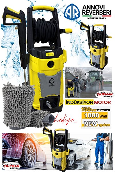 WORKMASTER Annovi Reverberi 4T Yüksek Basınçlı Oto Yıkama Makinesi İndiksiyon Motorlu 150 Bar