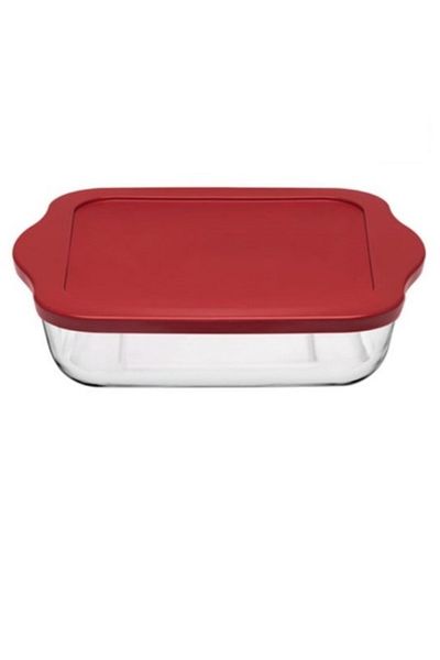 Paşabahçe 59024 Borcam Plastic Lid Square Tray 3200 Cc