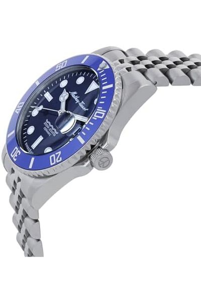 Mathey-Tissot Mathy Ceramic Quartz Blue Dial Men's Watch H901CRABU