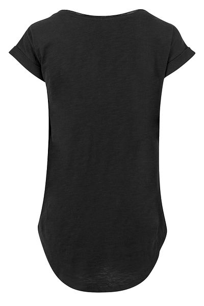 F4NT4STIC Damen Disney Mickey Mouse Since Beaten Face CHAR CADT mit Ladies Long Slub Tee