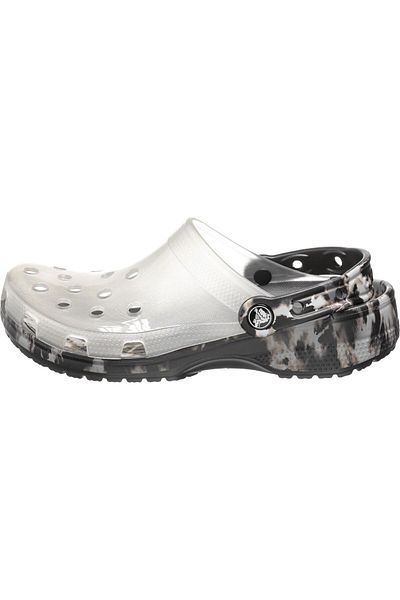 Crocs Unisex Classic Transparent Bleach Sandalen