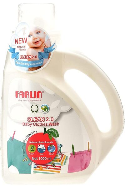 FARLİN Farlin Clean 2 Baby Laundry Detergent, 1000ml 1kg 1.0