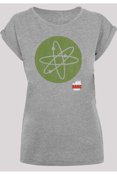 F4NT4STIC Damen Big Bang Theory Big Bang Icon With Ladies Extended Shoulder Tee
