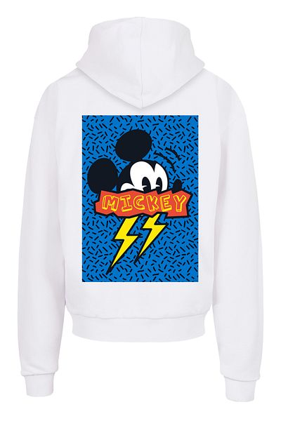F4NT4STIC Herren Transparent And Disney Mickey Mouse 90s Flash With Ultra Heavy Hoody