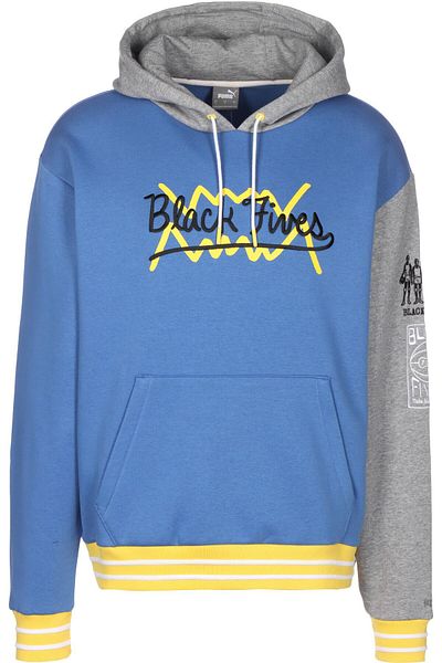 Puma Herren white Fives Hoodie