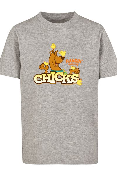 F4NT4STIC Kinder Scooby Doo Hangin With My Chicks With Kids Basic Tee