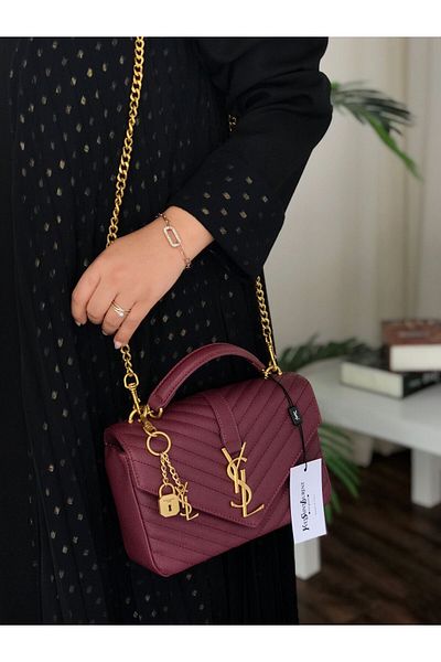 Saint Laurent Shoulder Bag - Faux leather